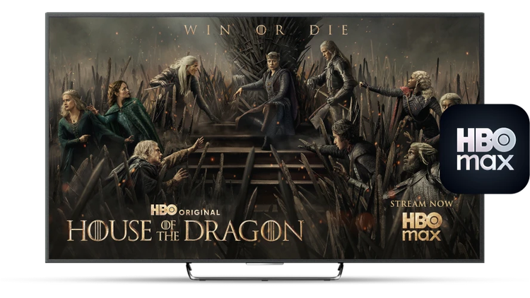 HBO Max showing House of the Dragon on TV
