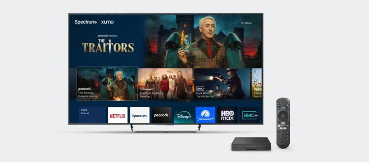 Spectrum Xumo TV with streaming apps