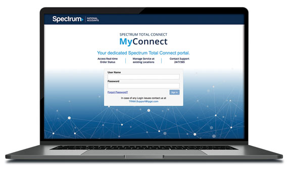 Spectrum MyConnect portal helping control every aspect of service. 