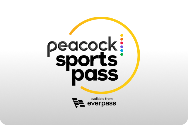 Peacock sports pass logo