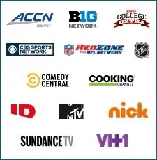 ACCN, BIG Network, ESPN College Extra, CBS Sports Network, etc
