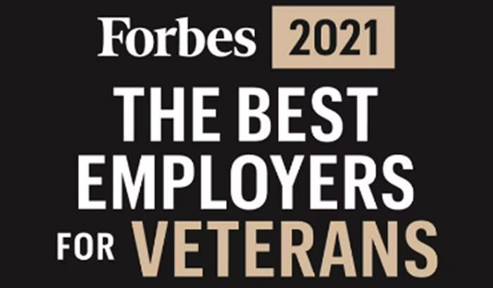 Forbes 2021 The Best Employers for Veterans