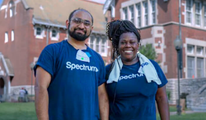 Spectrum volunteers