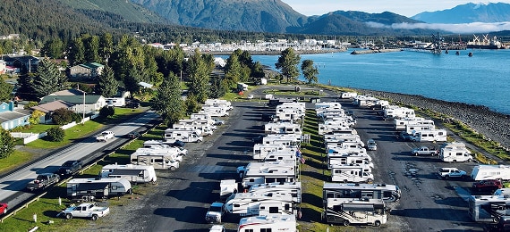 Campamento para RV al aire libre