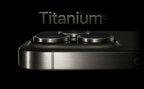 iPhone 15 Pro in Titanium available at Spectrum Mobile.