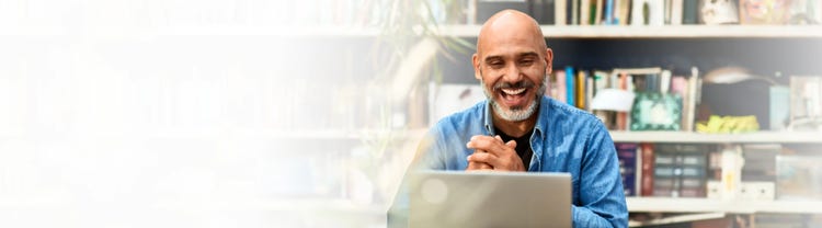 Spectrum customer with laptop