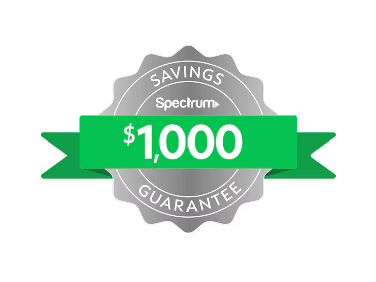 Spectrum $1,000 Savings Guarantee Seal