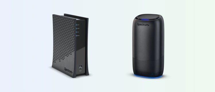 Spectrum modem and WiFi 7 router
