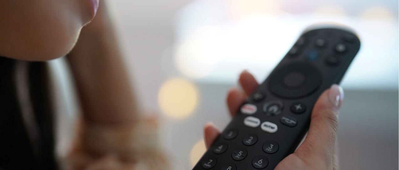 Snowboarder doing a trick in the air